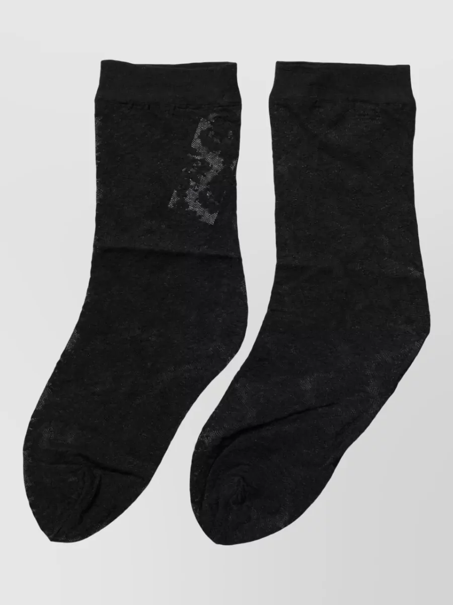 Dolce&Gabbana Floral Mid Calf Socks