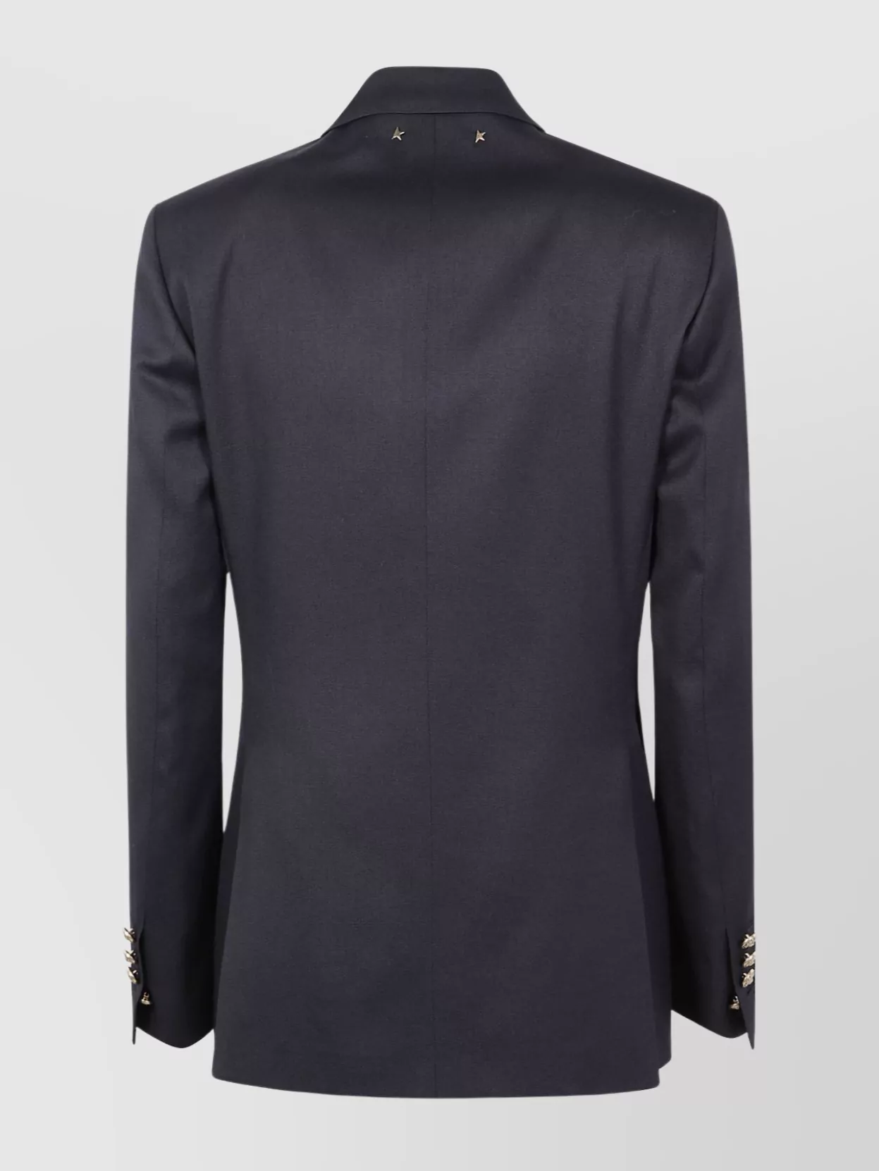 Golden Goose Double Breasted Wool Gabardine Blazer