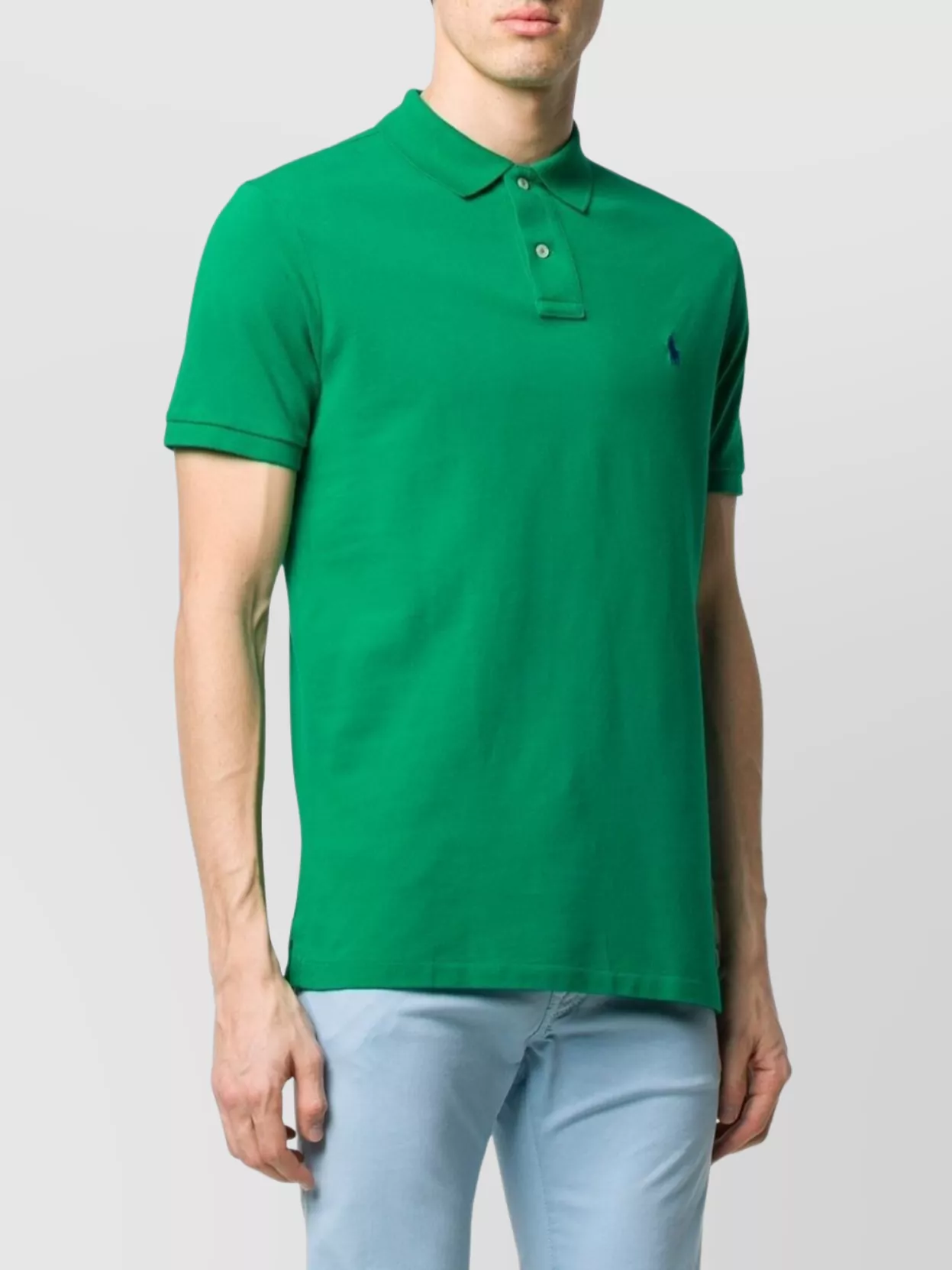 Ralph Lauren Knit Polo Logo Collar Short Sleeves