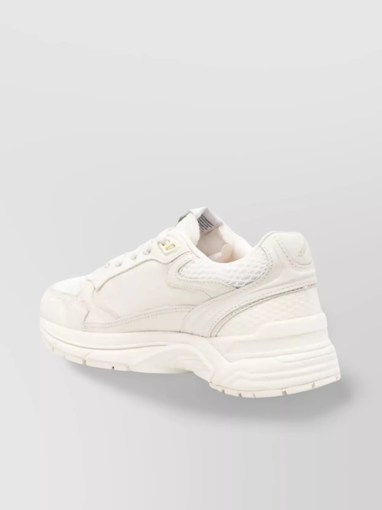 Autry Laminated Leather And Mesh Sneakers
