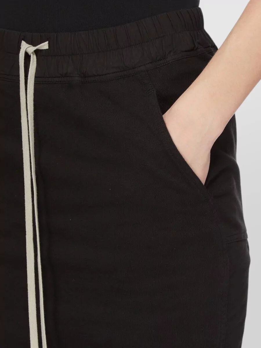 Rick Owens Drkshdw cotton draped maxi skirt