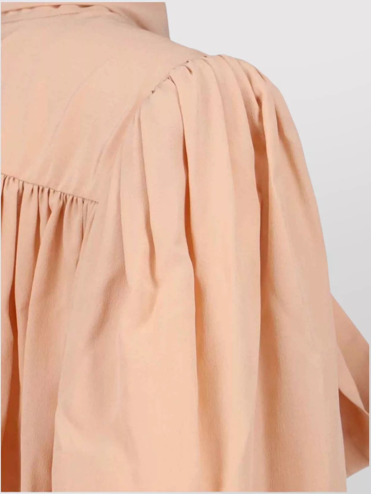 Chloé Stylish Top With Bow Tie Neck In Multi