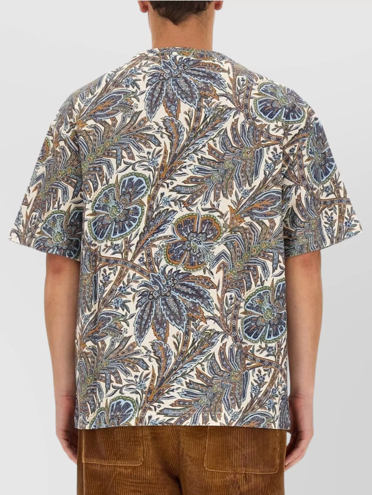 Etro Floral Pattern Regular Fit T-Shirt