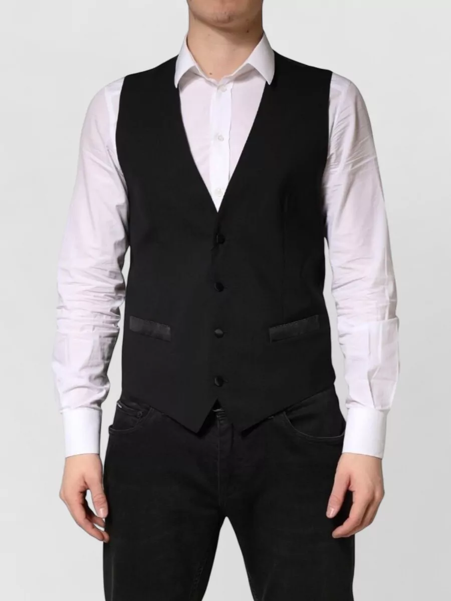 Dolce&Gabbana Wool silk waistcoat