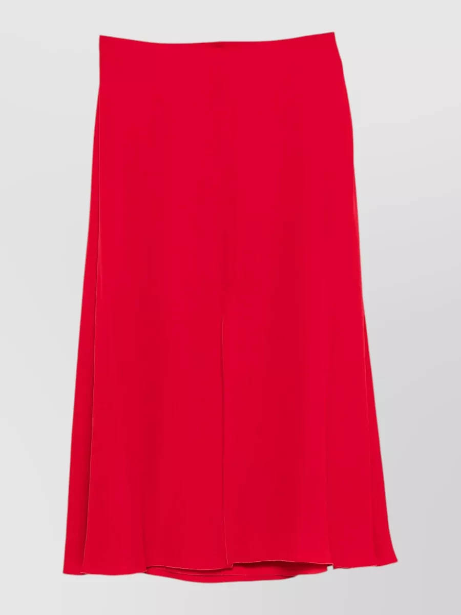 Valentino Garavani silk midi a-line skirt