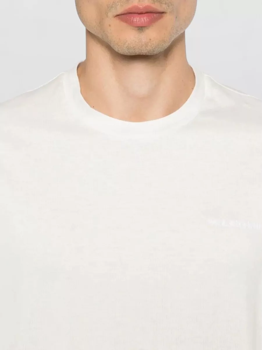 Paul & Shark Cotton Logo Embroidered T-Shirt