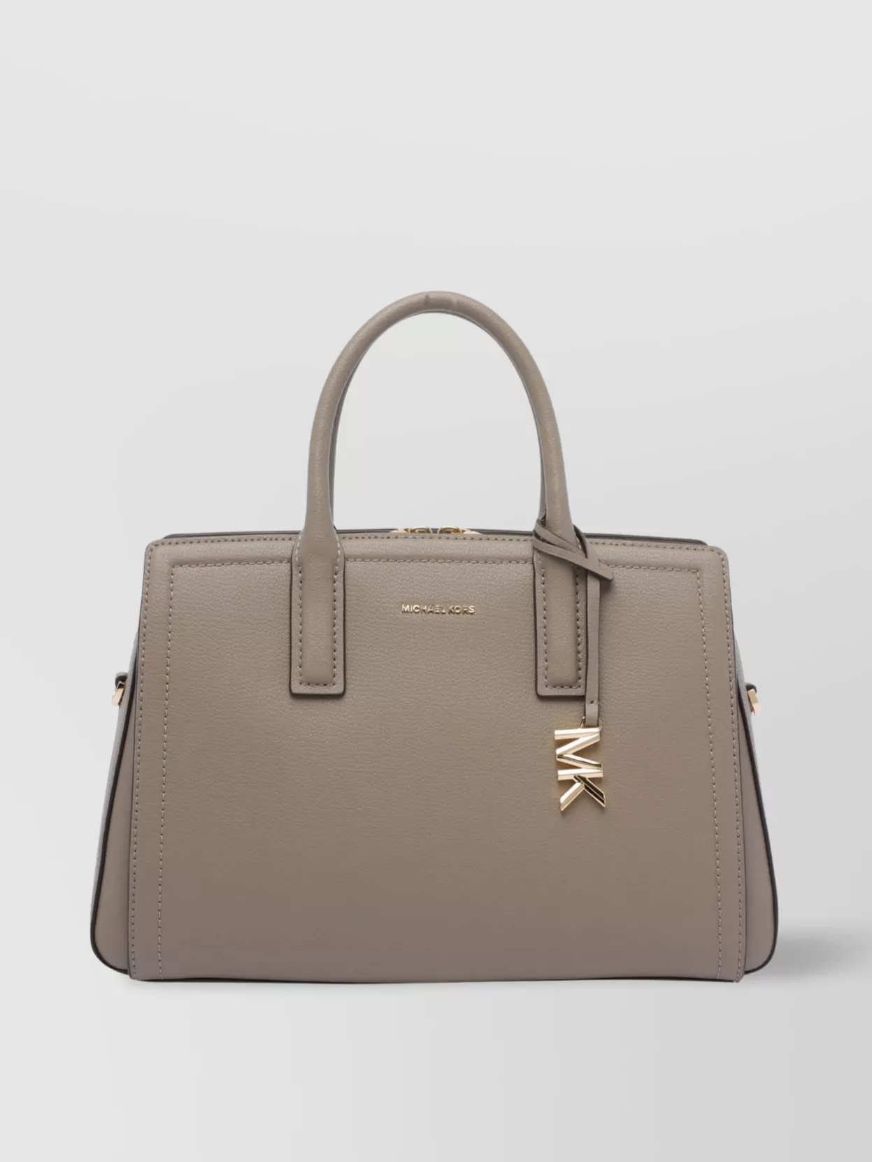 Michael Michael Kors Double Handle Shoulder Bag With Gold Hardware