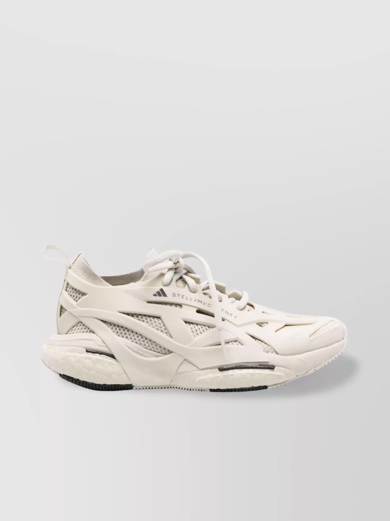 Adidas By Stella Mccartney Almond Toe Mesh Panelled Running Sneakers