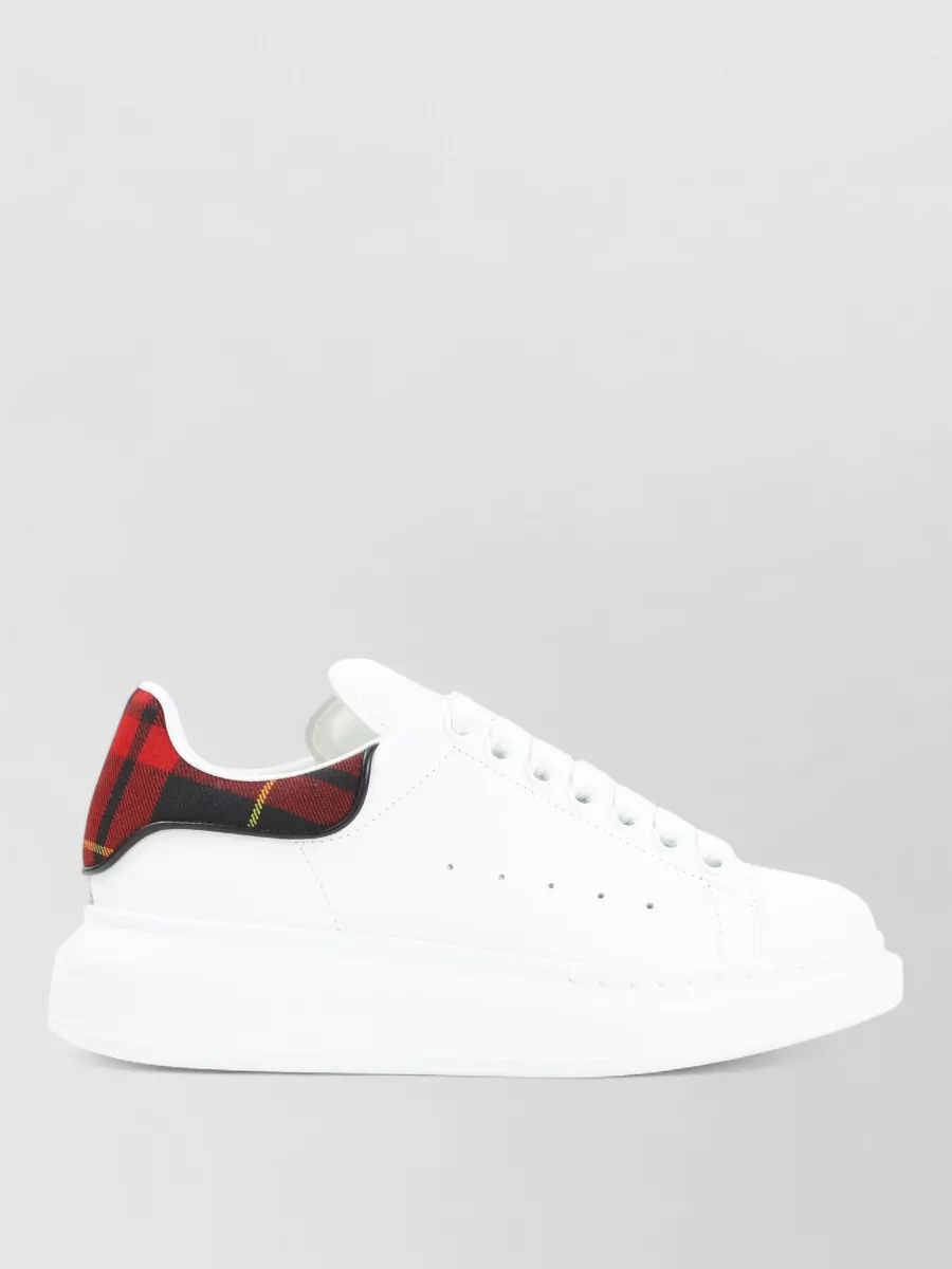 Alexander Mcqueen Leather Oversized Low-Top Sneakers