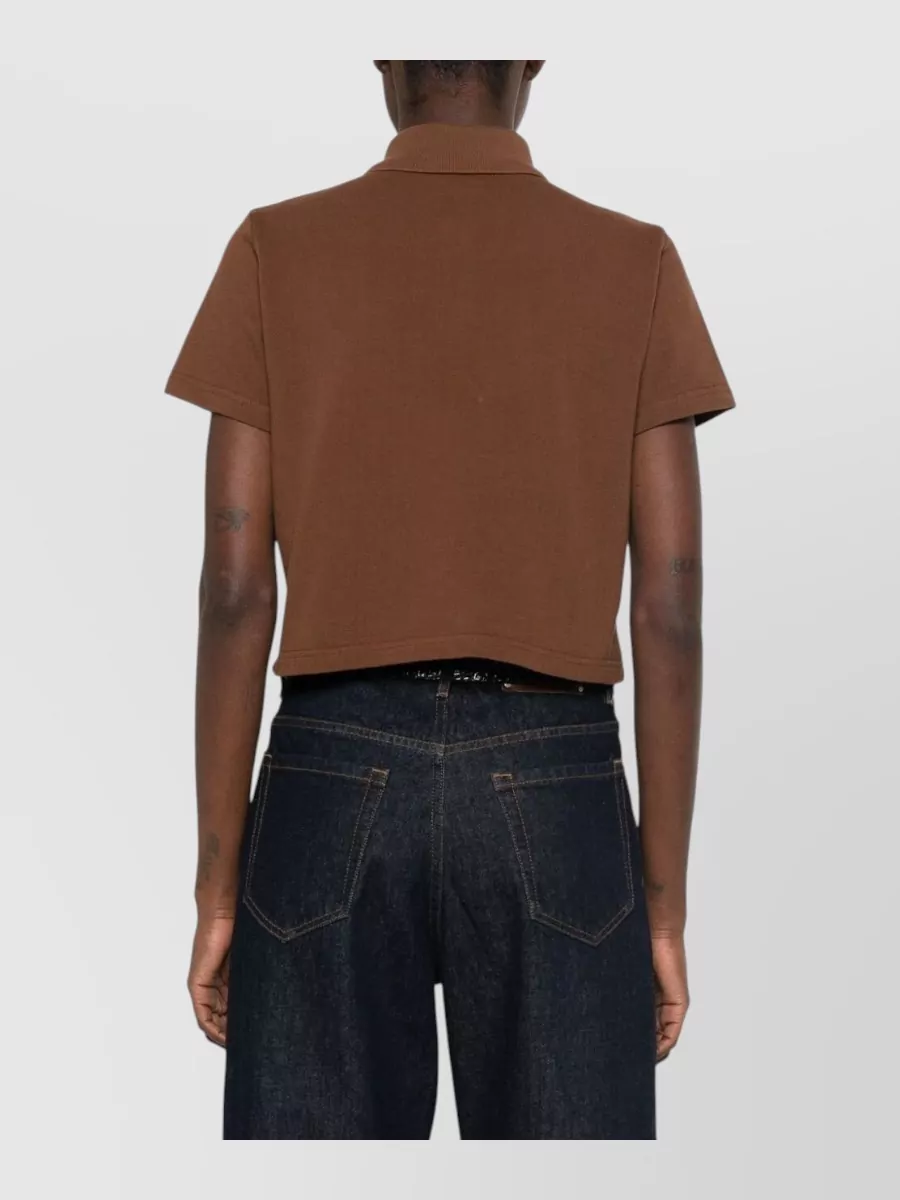 Saint Laurent Cotton Short-Sleeve Polo Shirt
