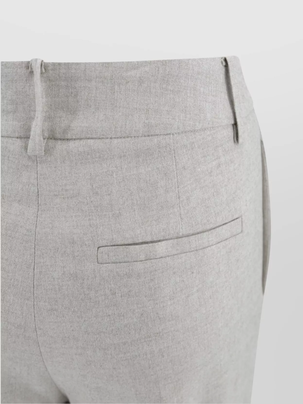 Herno Wide Leg High Waist Trousers With Pockets