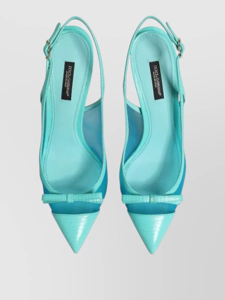 Dolce&Gabbana Leather Slingback Pumps
