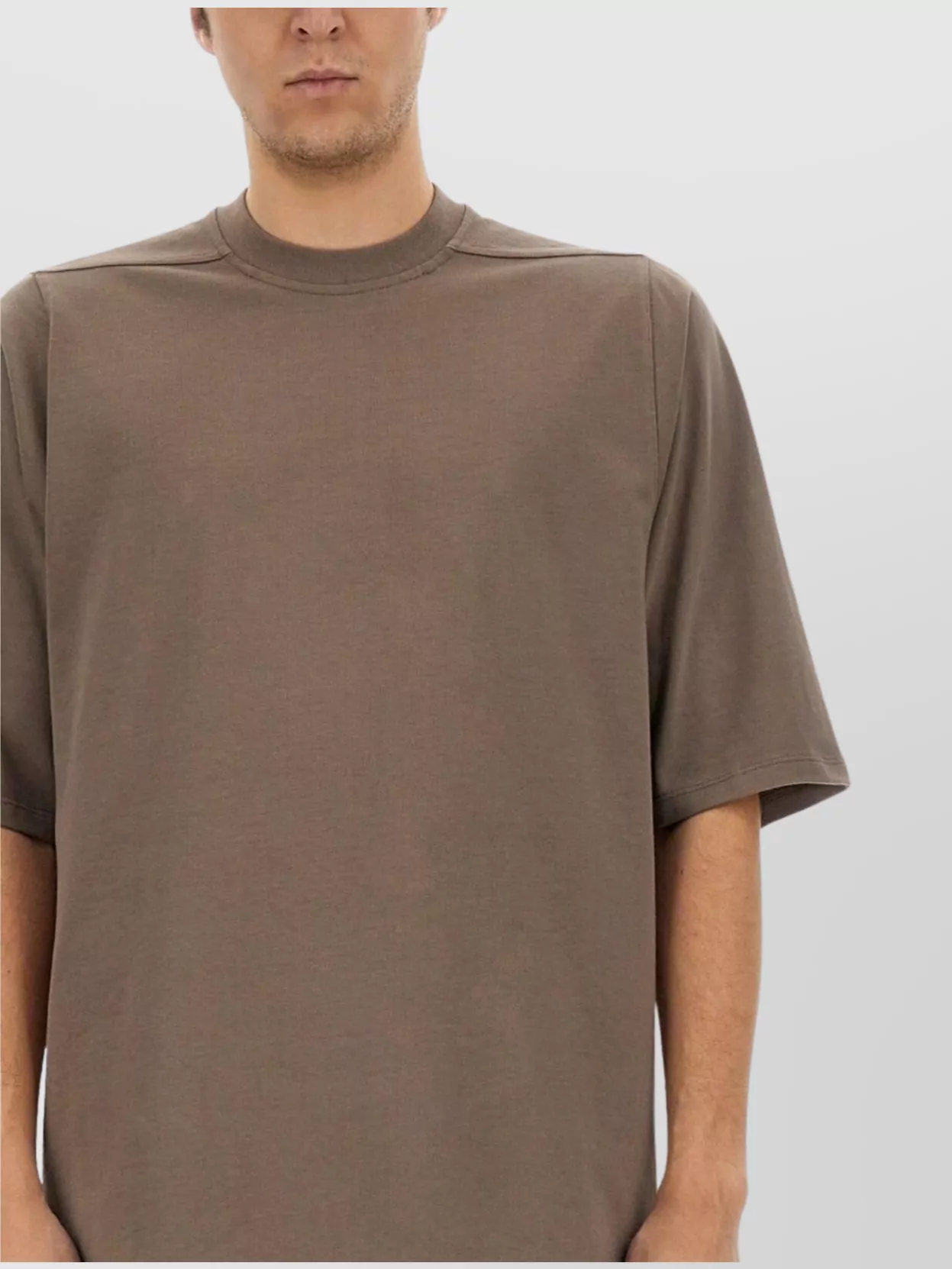 Rick Owens Oversize Crew Neck T-Shirt