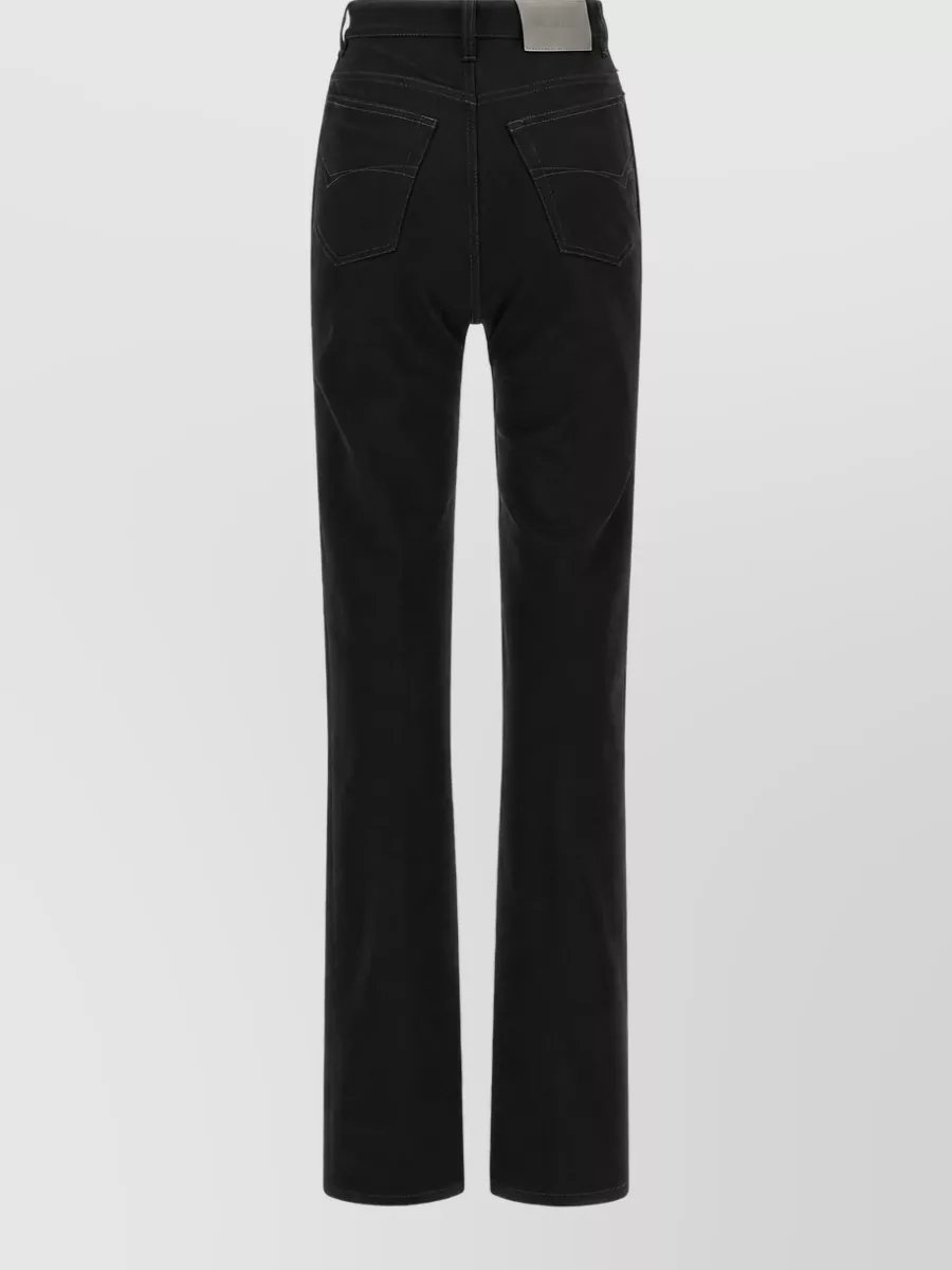Balenciaga High-Rise Straight-Leg Denim Jeans
