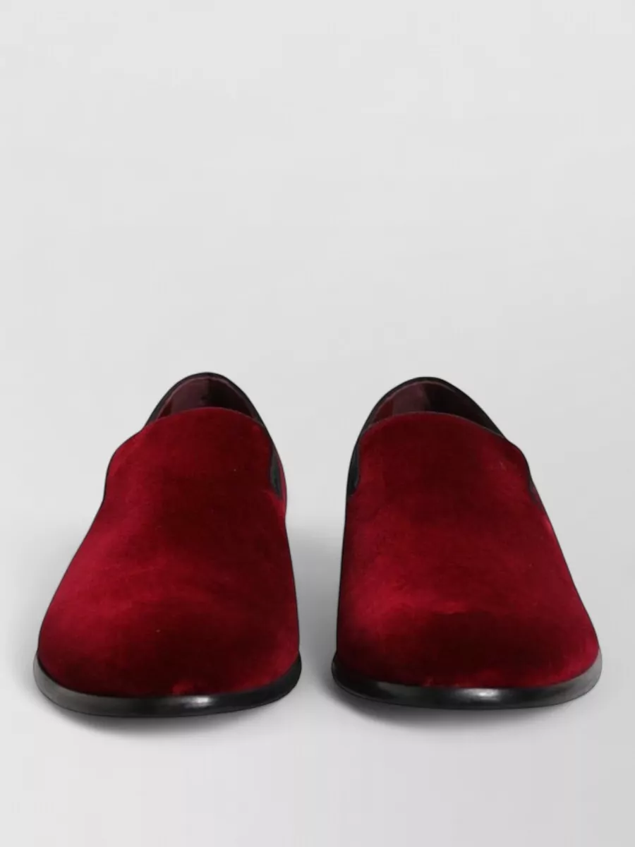 Dolce&Gabbana velvet slip-on loafers