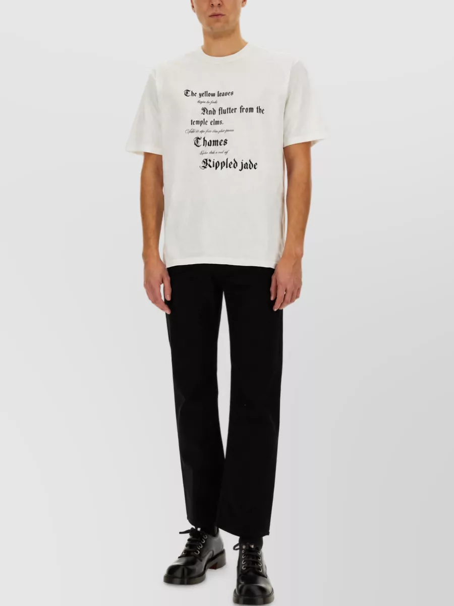 Alexander Mcqueen Printed Cotton T Shirt
