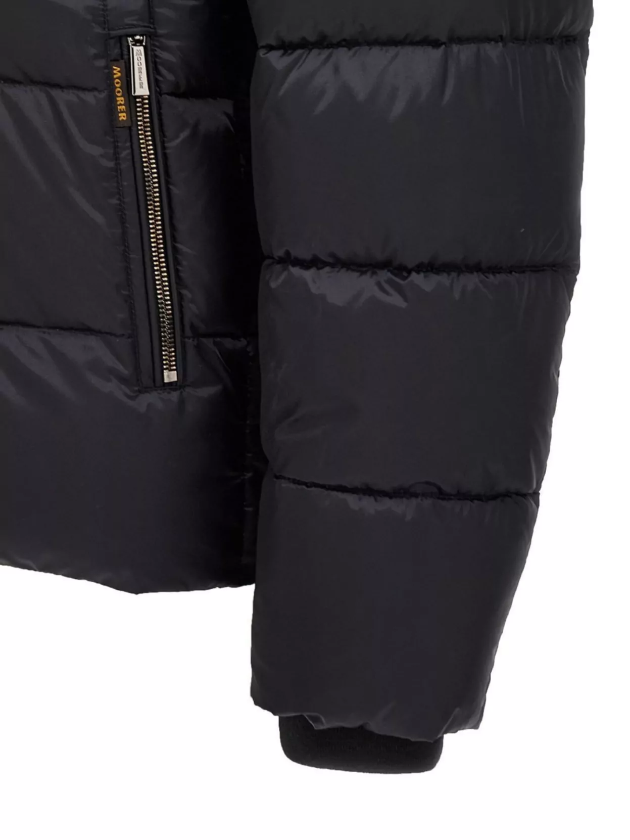 Moorer 'brett' Bomber Jacket With Hood And Quilted Pattern