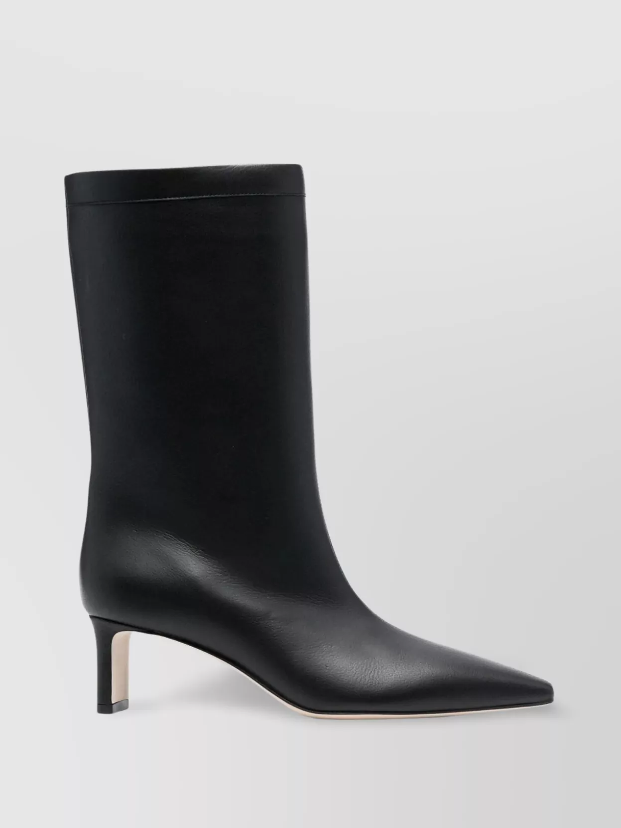 Fabiana Filippi High Heel Knee-length Pointed Toe Boots In Black