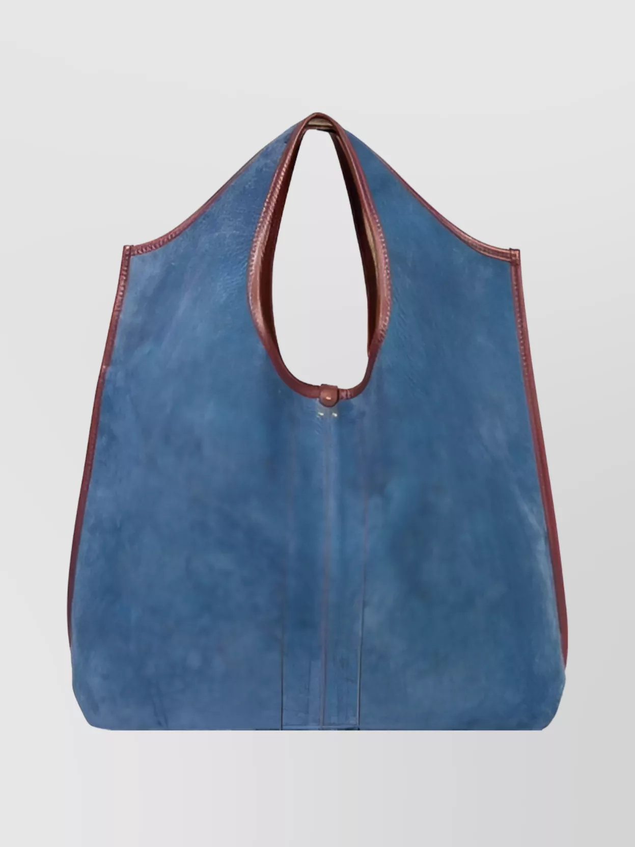 Jérôme Dreyfuss Two-tone Shoulder Bag Dual Top Handles In Blue