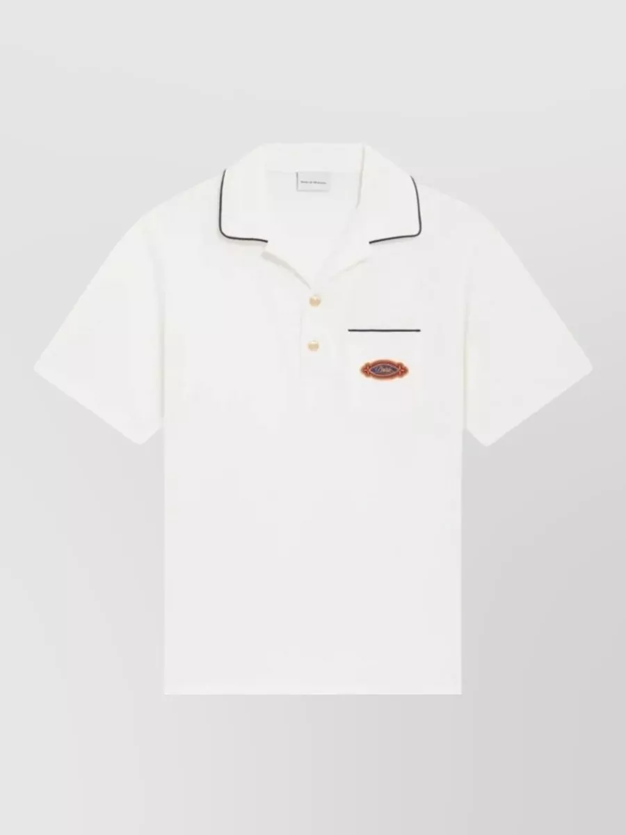 Drôle De Monsieur Cotton Polo Shirt