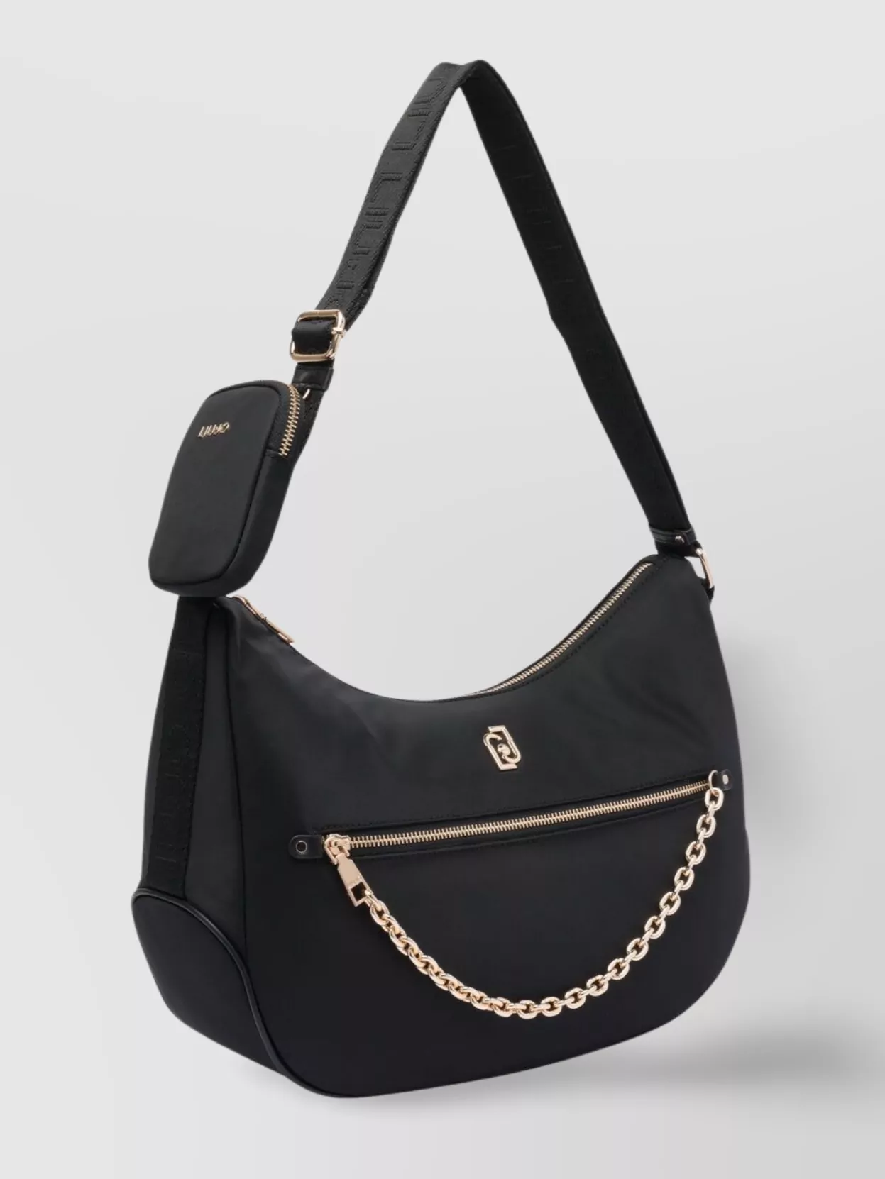 Liu •jo Chain Detail Shoulder Bag With Zip Pocket