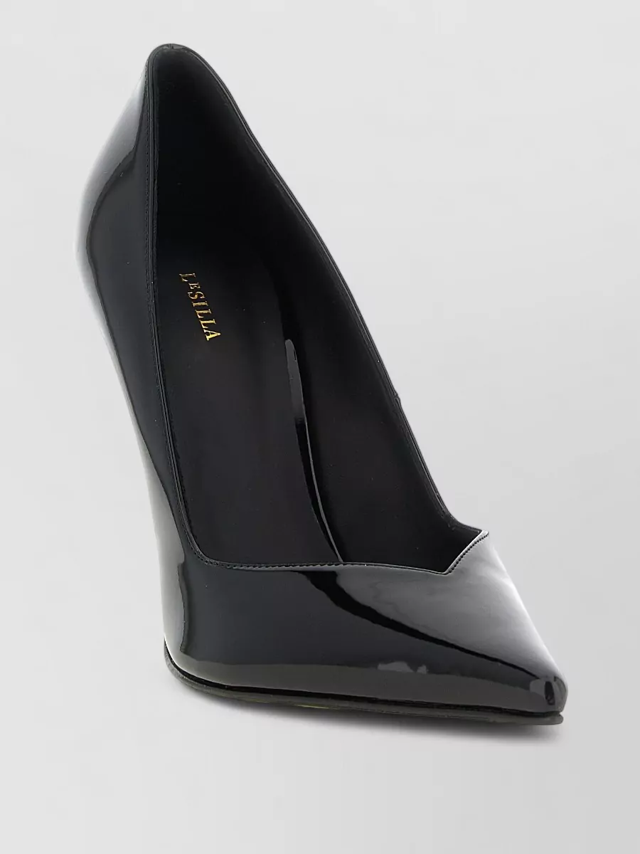 Le Silla patent vivienne stiletto pumps