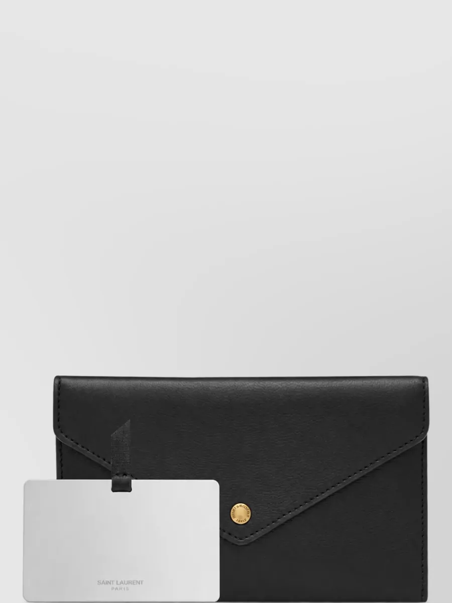 Saint Laurent Loulou Medium Leather Clutch Bag