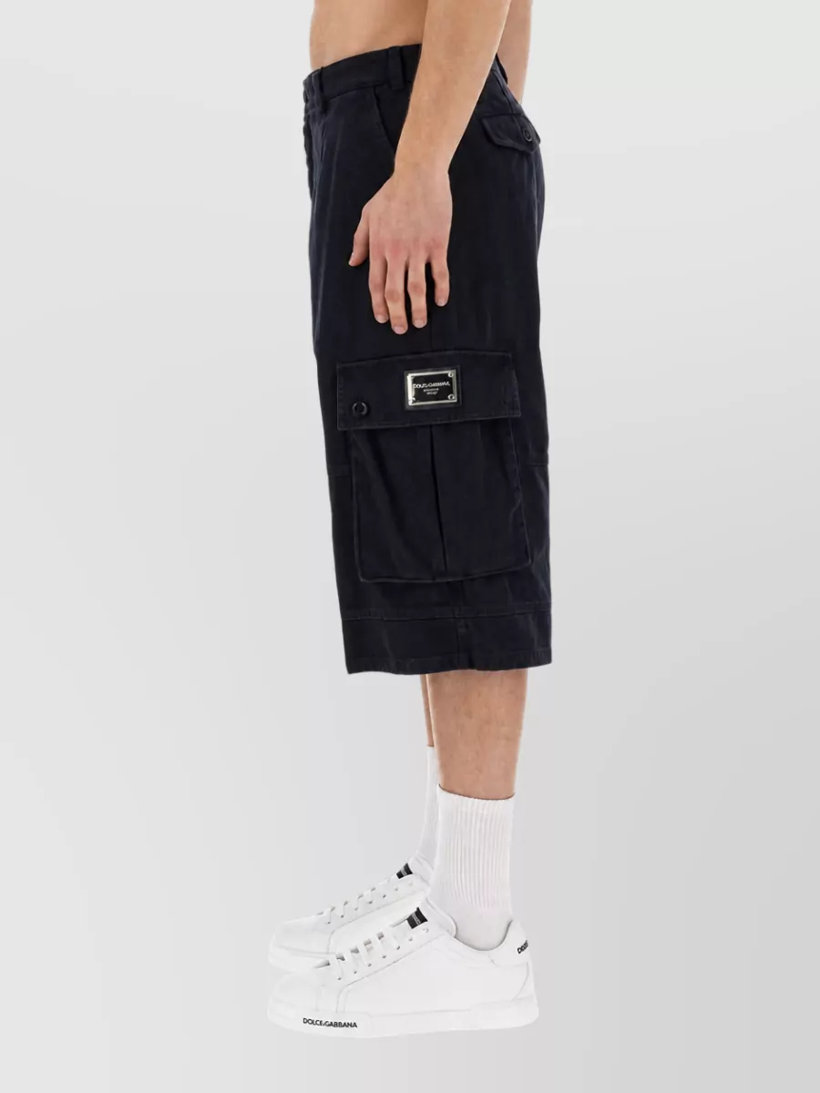 Dolce&Gabbana Cotton Cargo Shorts