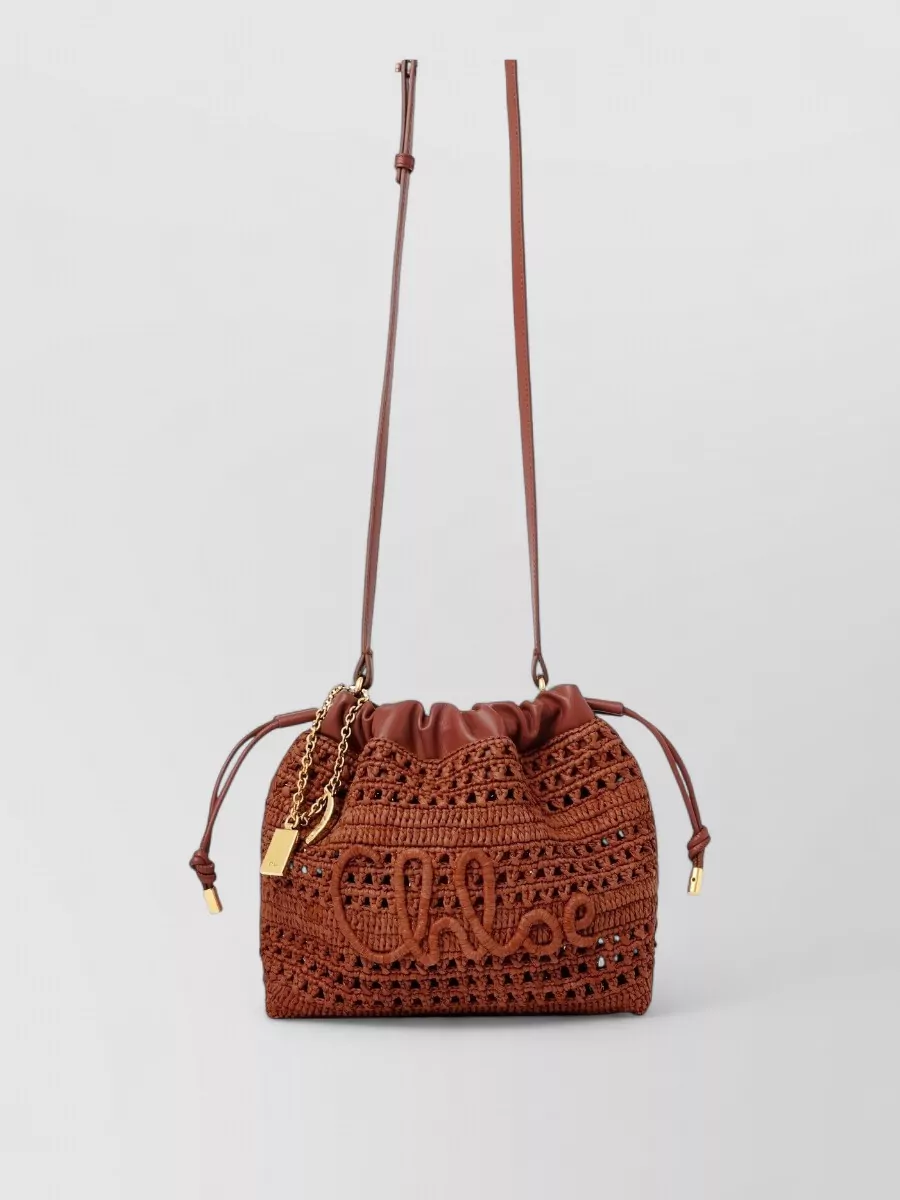 Chloé Mini Raffia Bucket Bag