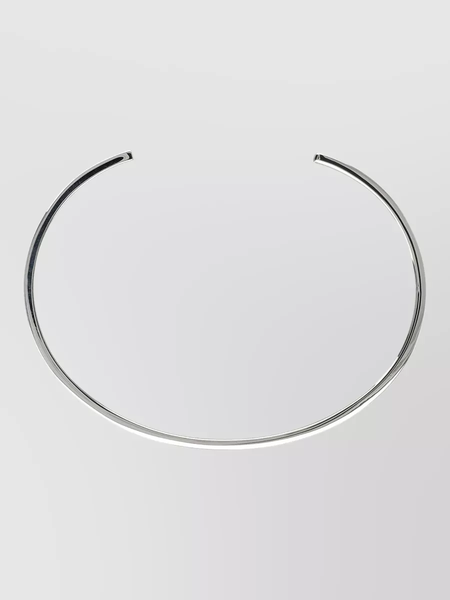 Mm6 Maison Margiela minimal logo cuff bracelet