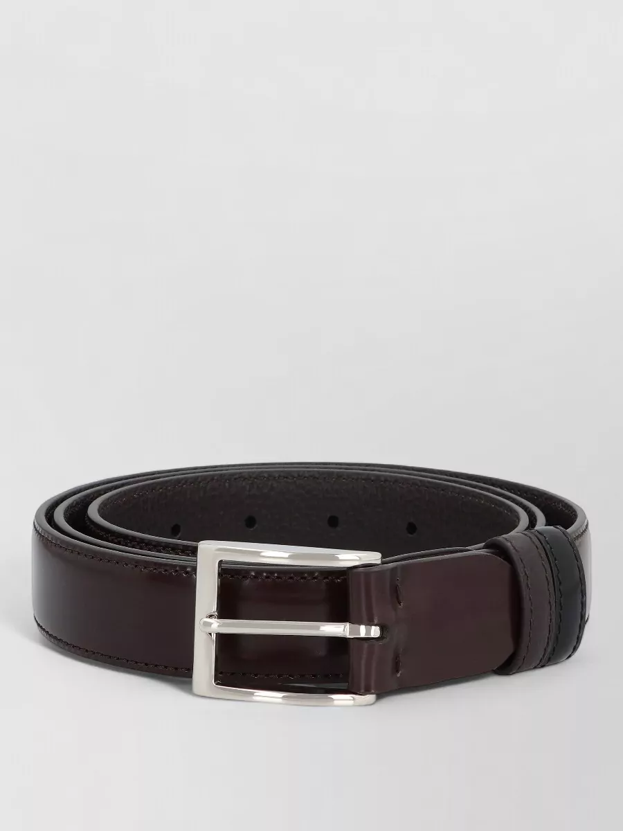 Hogan leather reversible belt