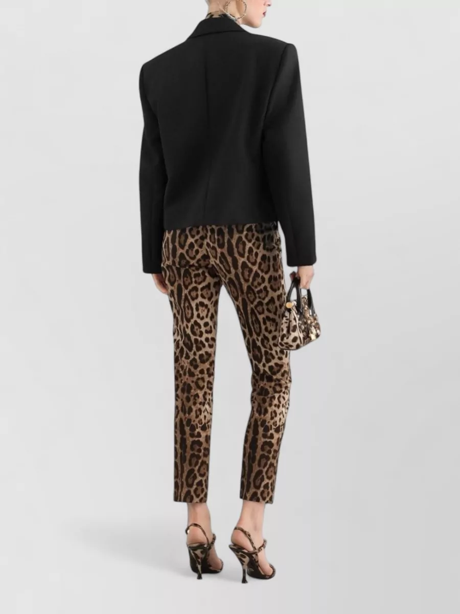 Dolce&Gabbana Wool Slim-Fit Trousers