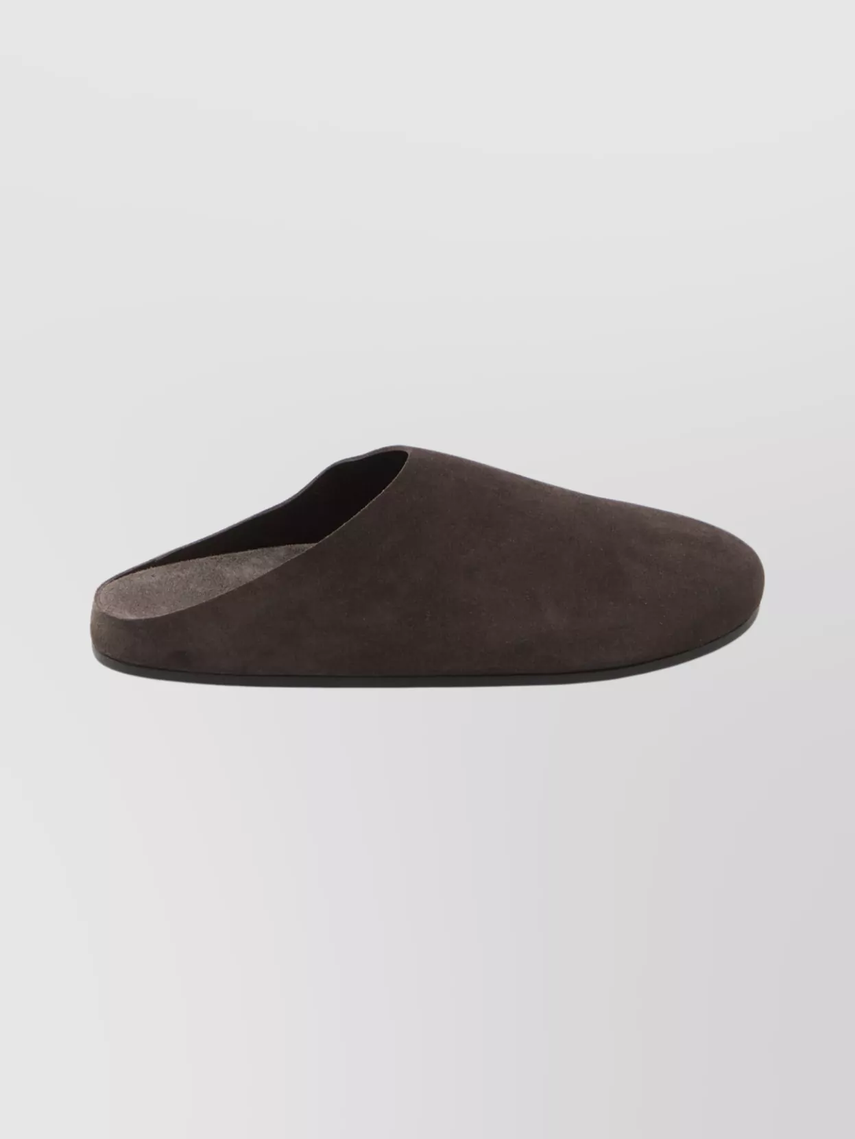 The Row Hudson Suede Leather Slide Sandal