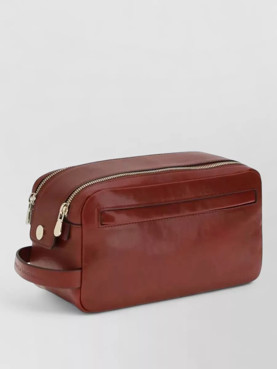 Brunello Cucinelli Leather Beauty Case