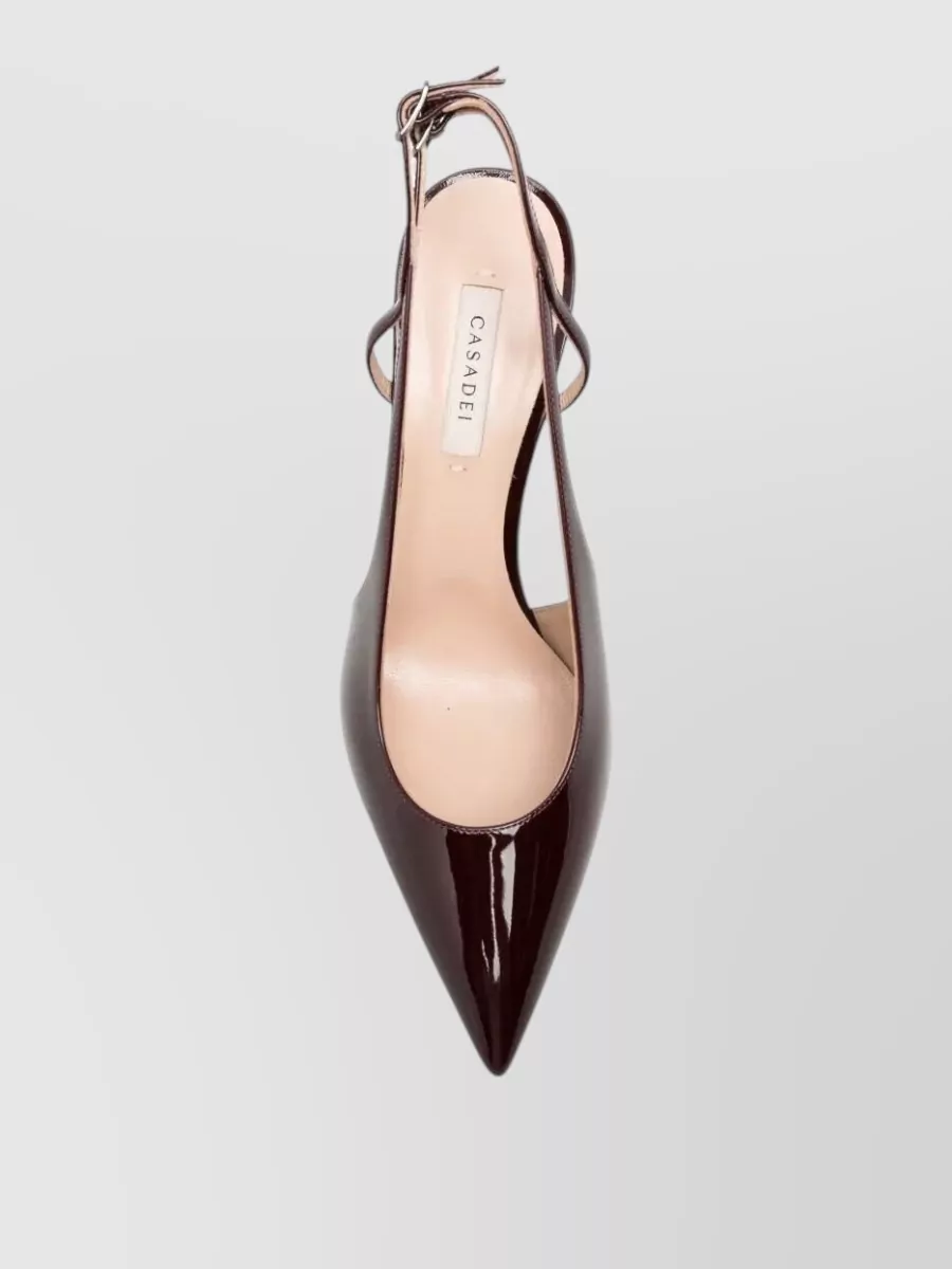 Casadei Leather Slingback Pumps