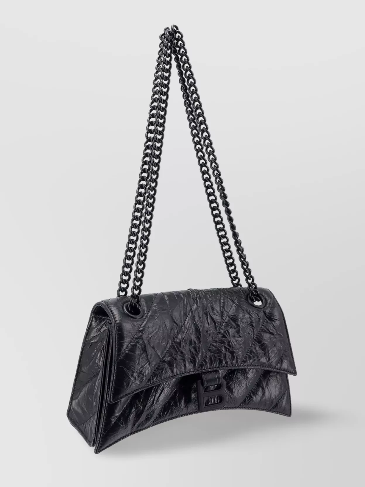 Balenciaga Crush Chain S Quilted Leather Shoulder Bag