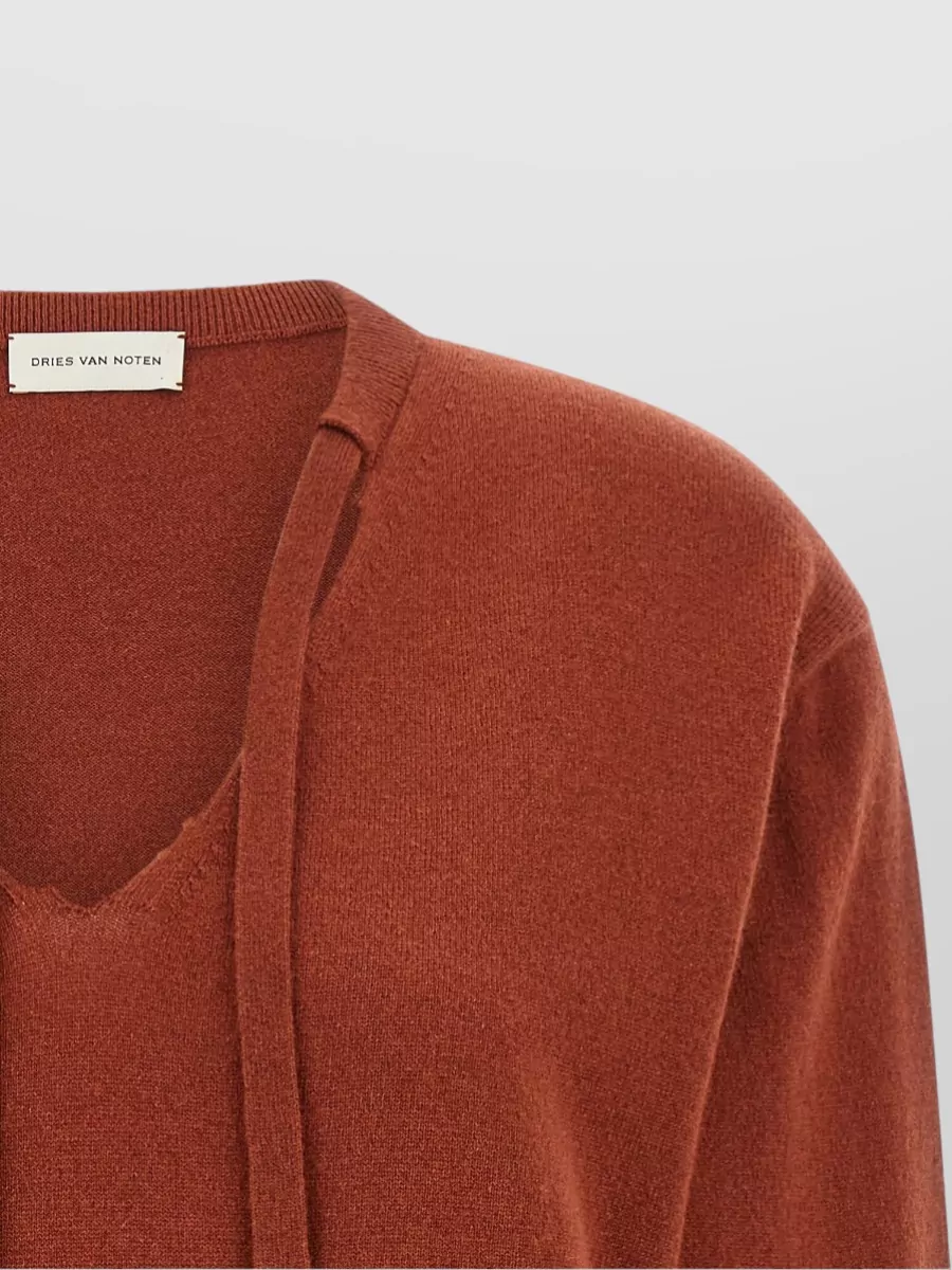 Dries Van Noten Cashmere V-Neck Sweater