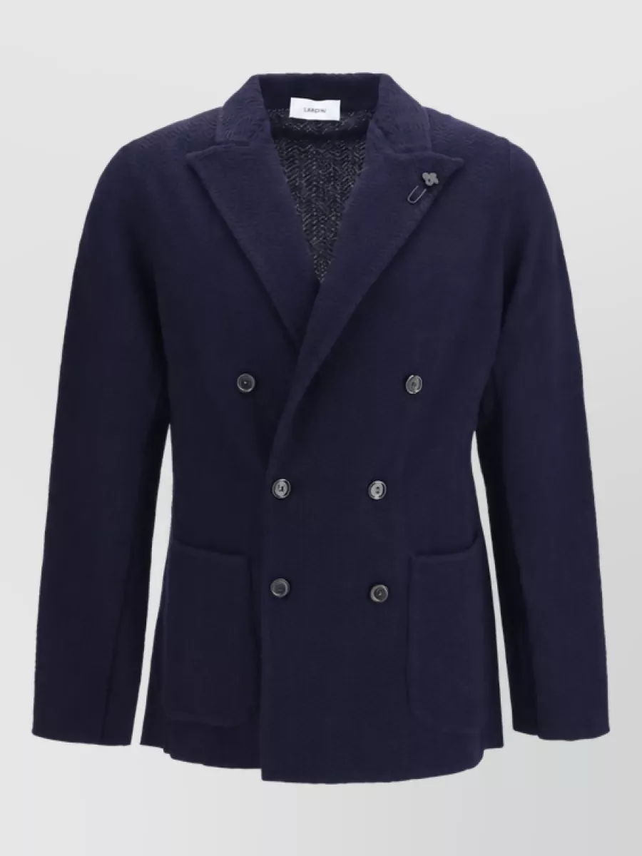 Lardini wool double breasted coat