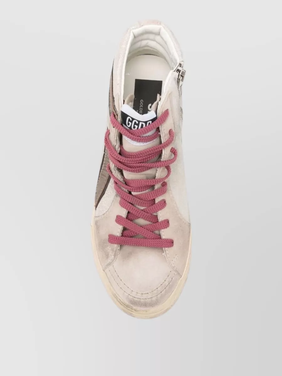 Golden Goose Leather Low Top Boots