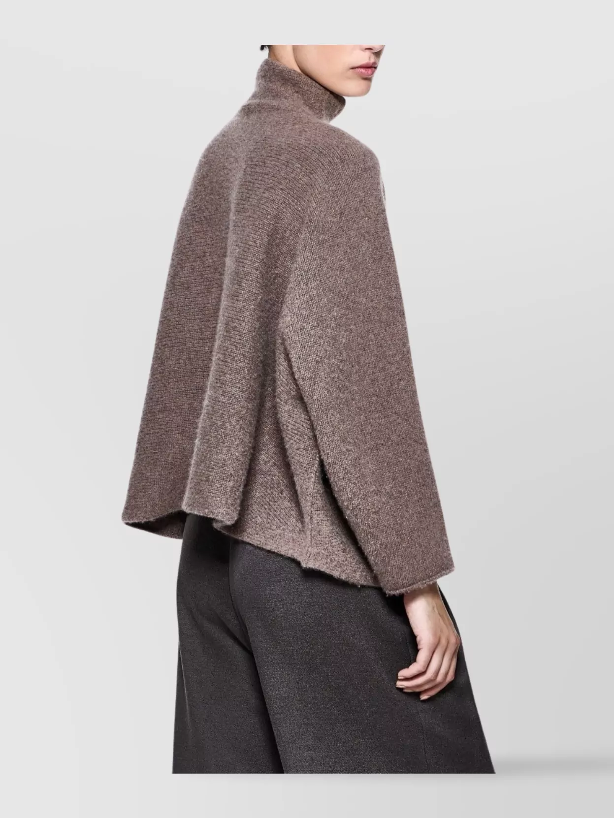 Giorgio Armani Knitwear With Dropped Shoulders And High Neck