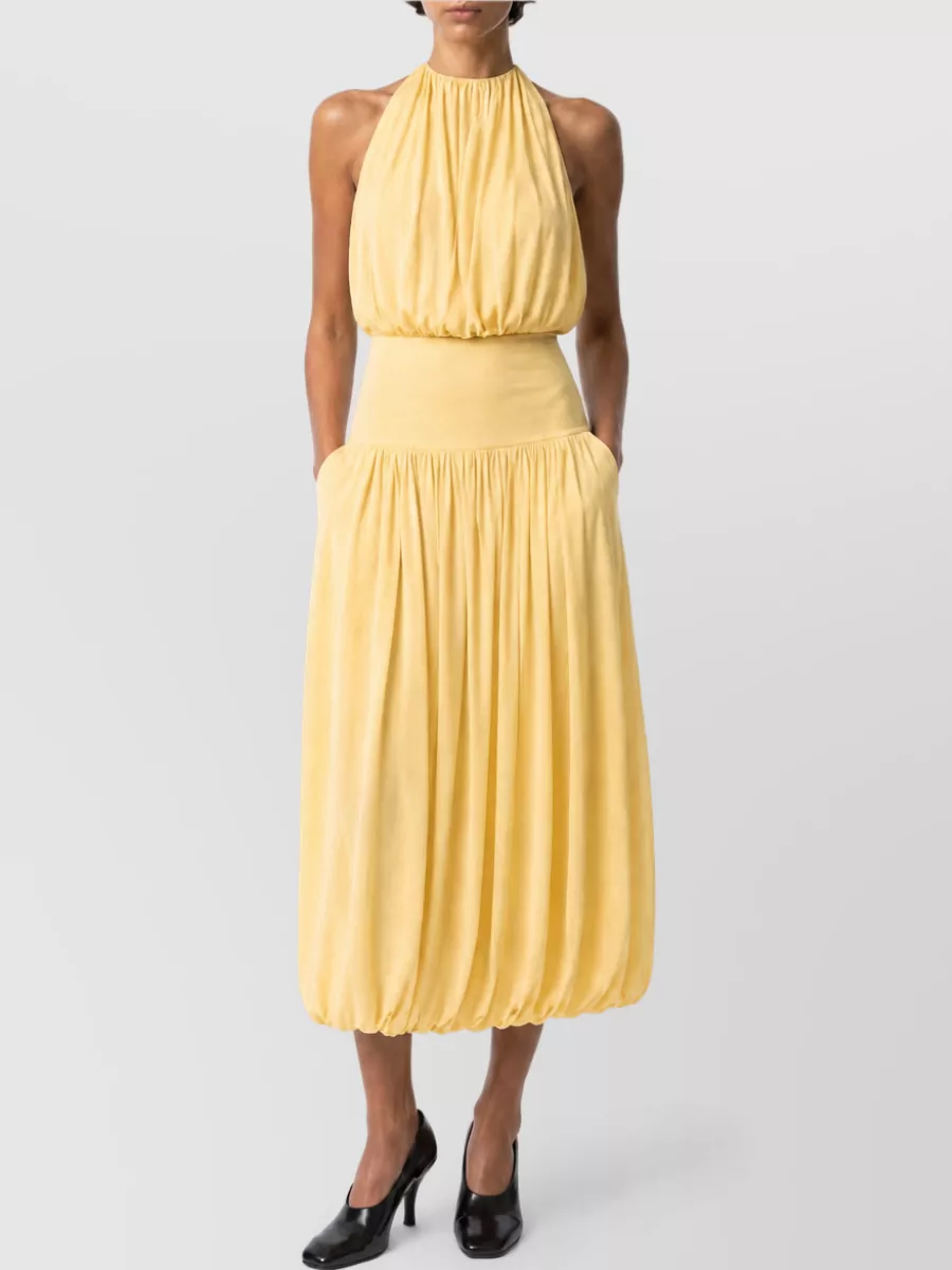 Totême Draped Midi Dress