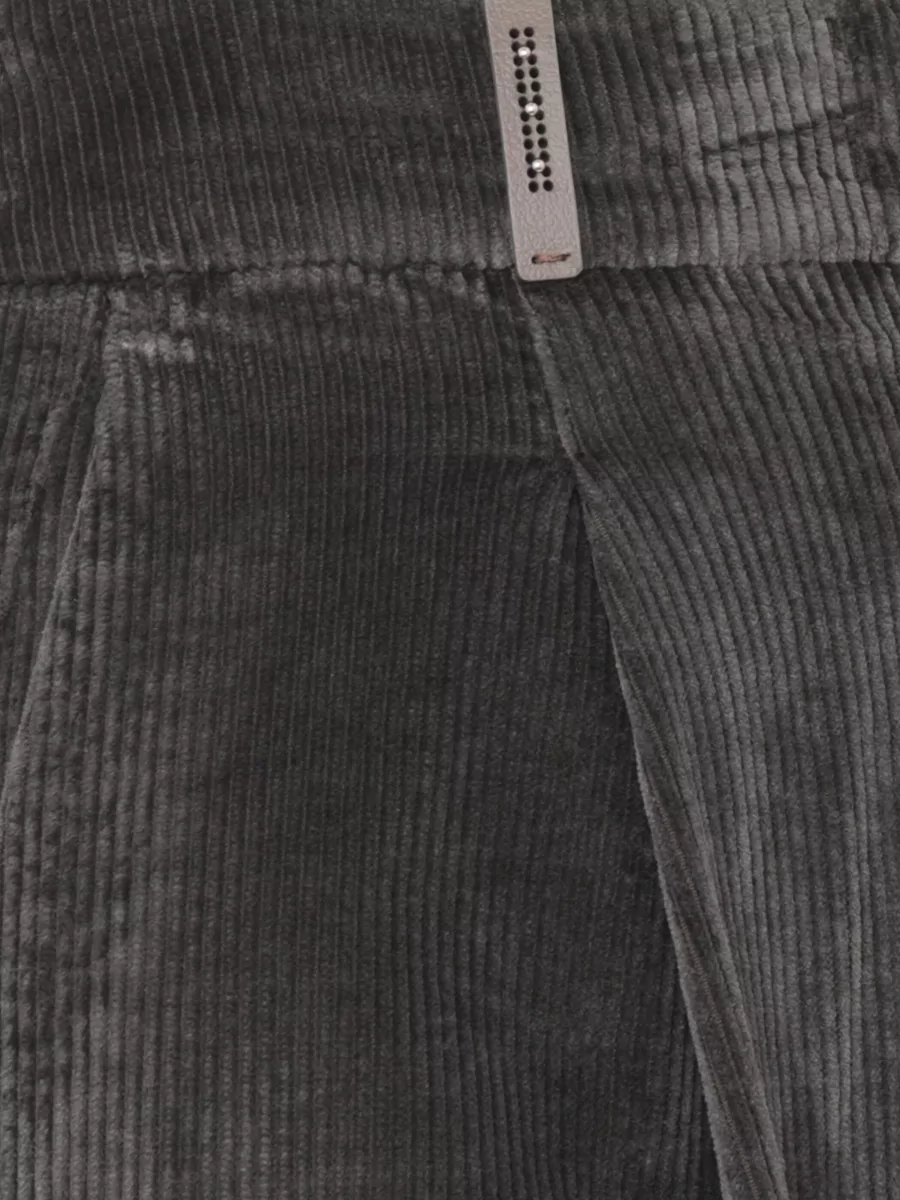 Peserico Corduroy Straight Trousers