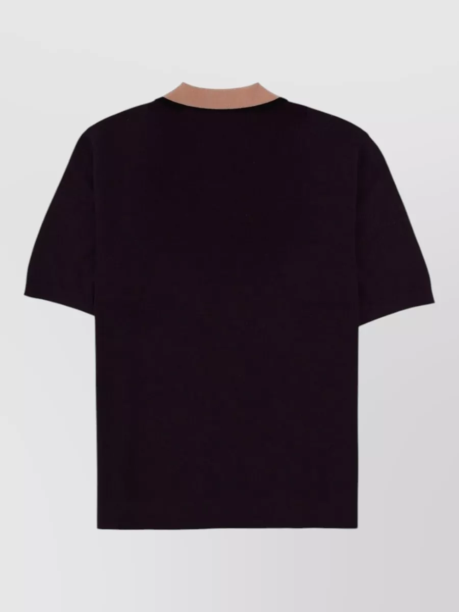 Dries Van Noten Wool Polo Shirt