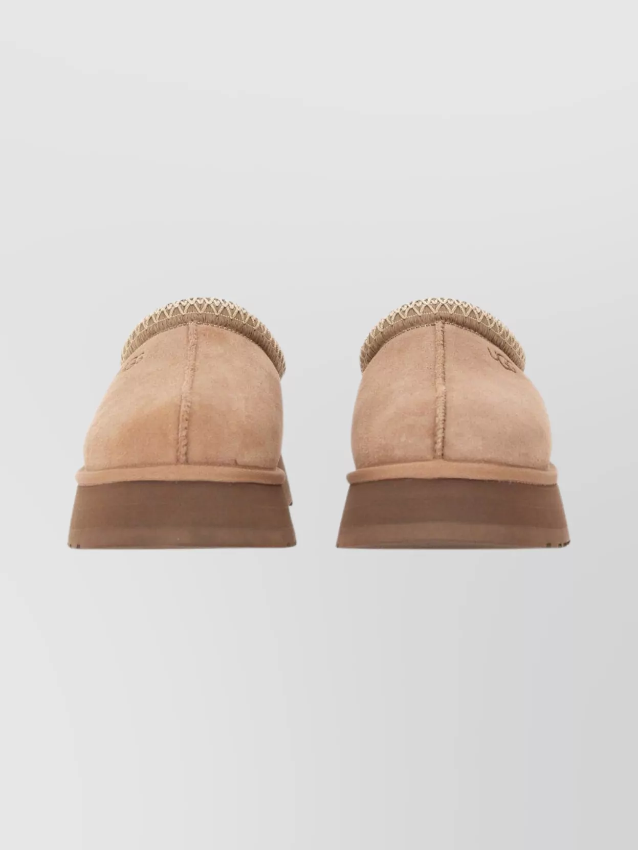 Ugg Platform Sandals Featuring Embroidered Trim