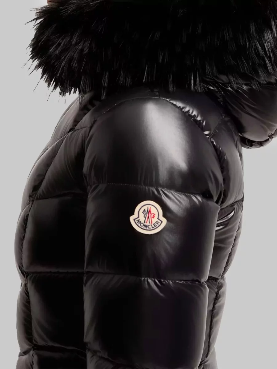 Moncler Short Hooded Down Puffer Jacket