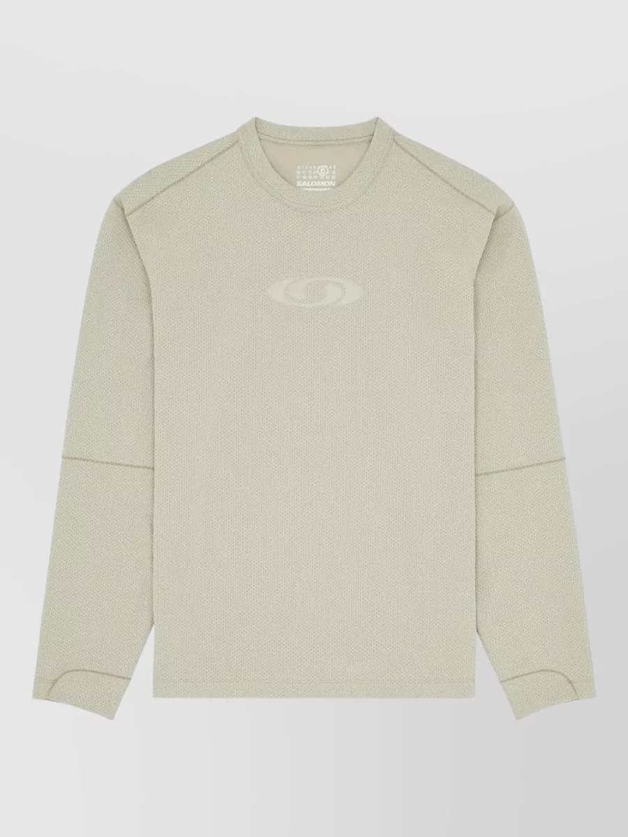 Mm6 Maison Margiela logo-print long-sleeve sweatshirt