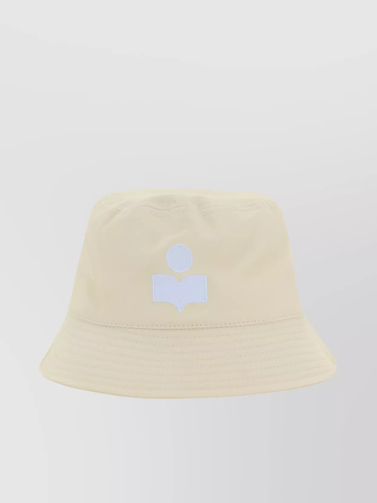 Shop Isabel Marant Wide Brim Bucket Hat With Embroidered Logo