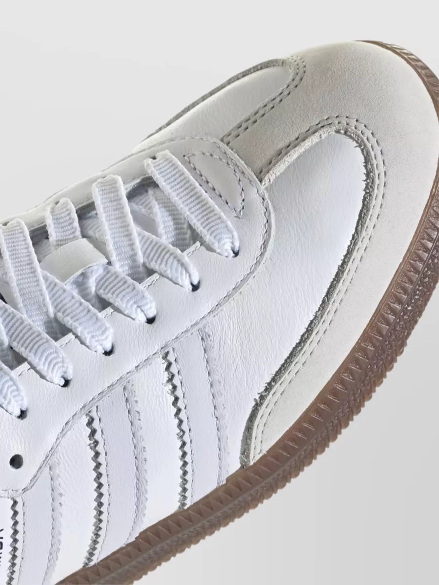 Adidas Leather Lace-Up Sneakers