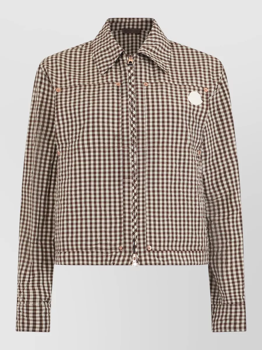 Moncler cropped shirt jacket