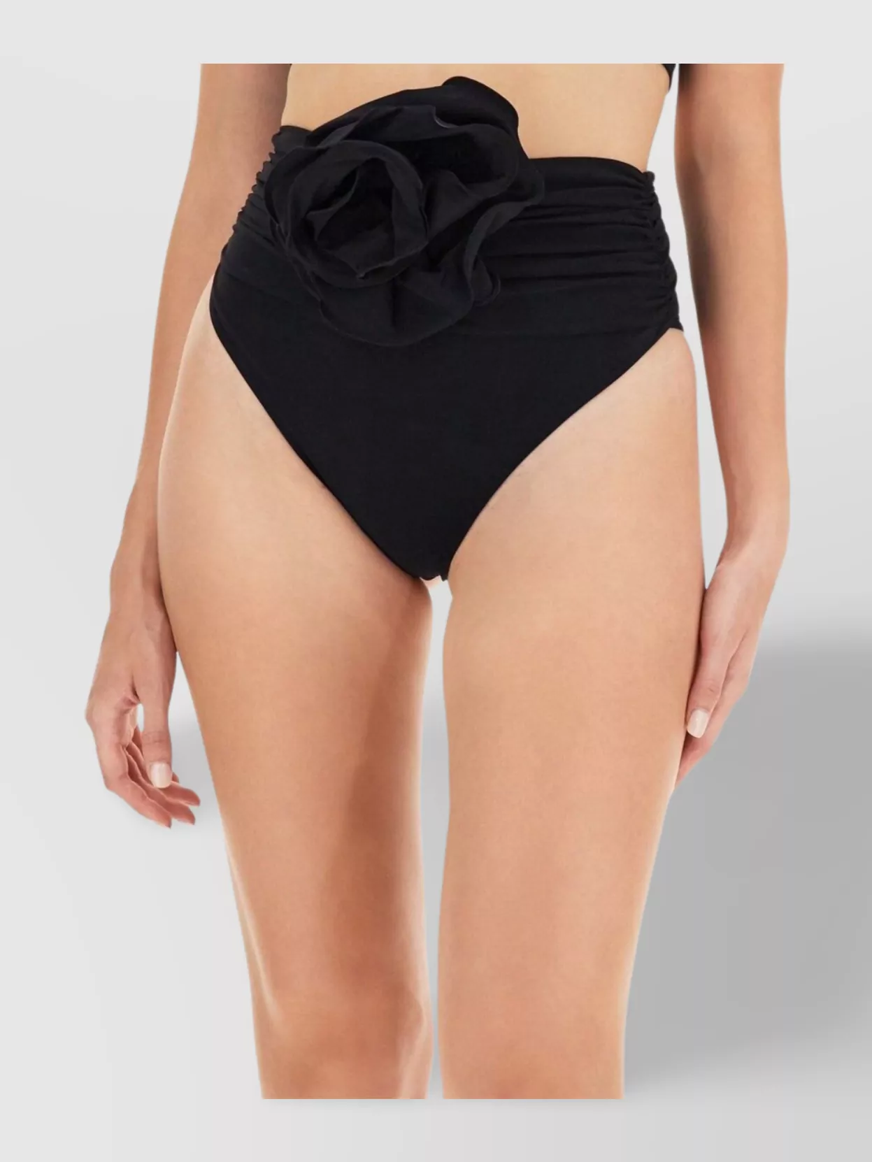 Magda Butrym Swimsuit High-Waisted Floral Embellishment